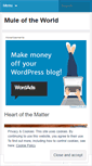Mobile Screenshot of muleoftheworld.org